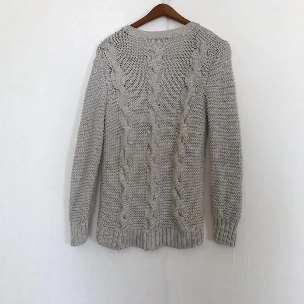 J. Crew chunky‎ handknit sweater M